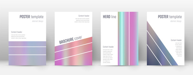 Flyer layout. Geometric overwhelming template for 