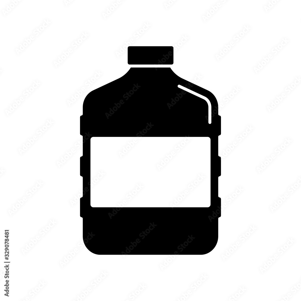 Poster water, bottle icon. simple vector liquid container icons for ui and ux, website or mobile applicatio