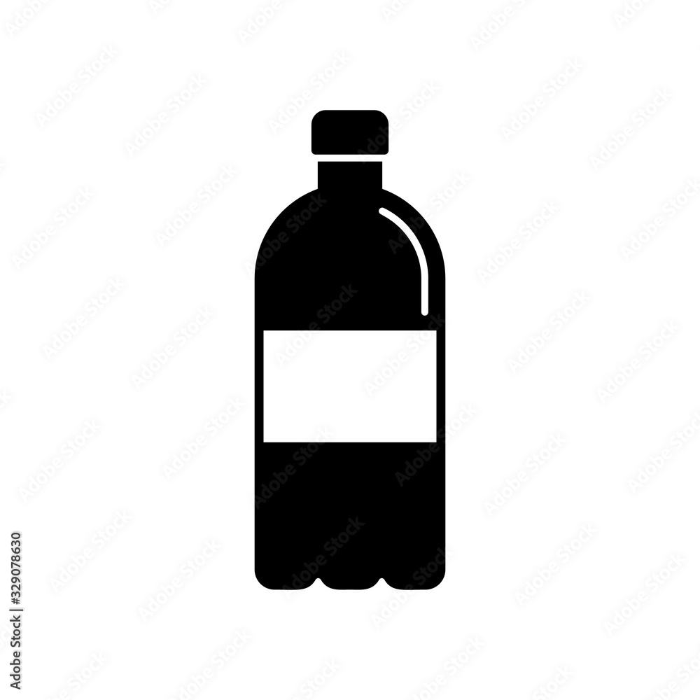 Poster water, bottle icon. simple vector liquid container icons for ui and ux, website or mobile applicatio