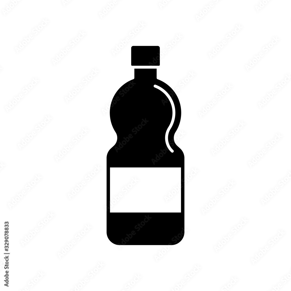 Poster water, bottle icon. simple vector liquid container icons for ui and ux, website or mobile applicatio