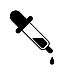 Pipette icon vector