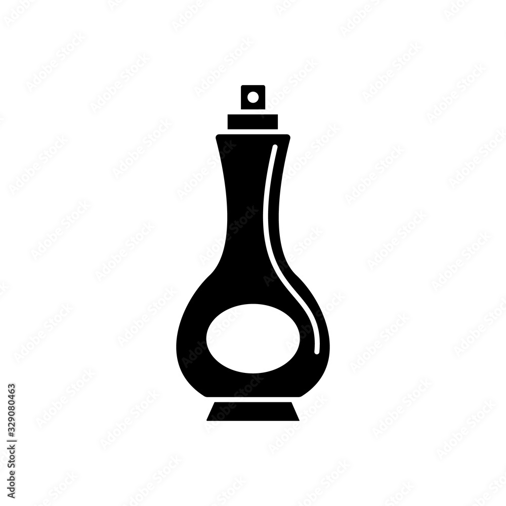 Poster perfume, glass icon. simple vector liquid container icons for ui and ux, website or mobile applicati