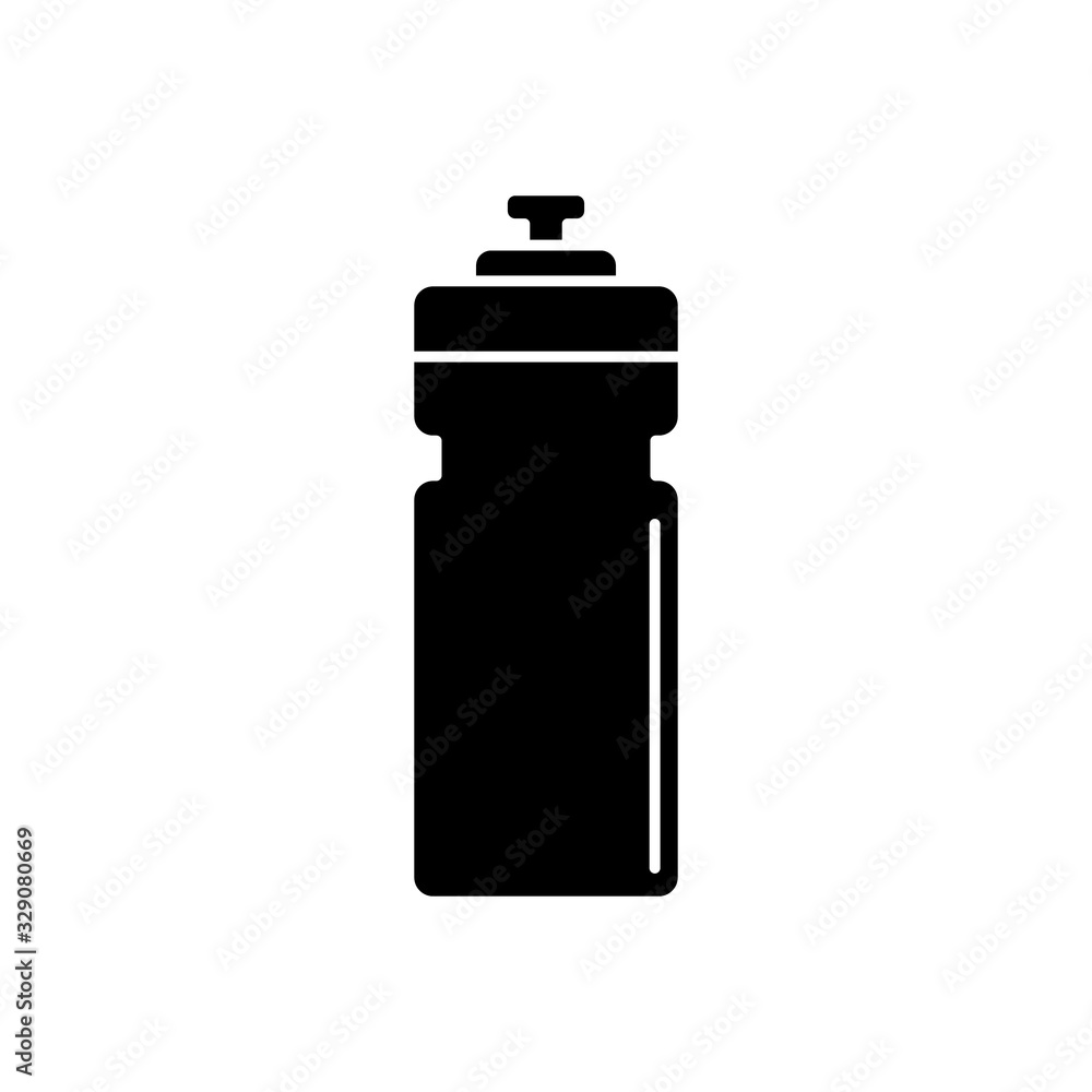 Poster water, bottle icon. simple vector liquid container icons for ui and ux, website or mobile applicatio