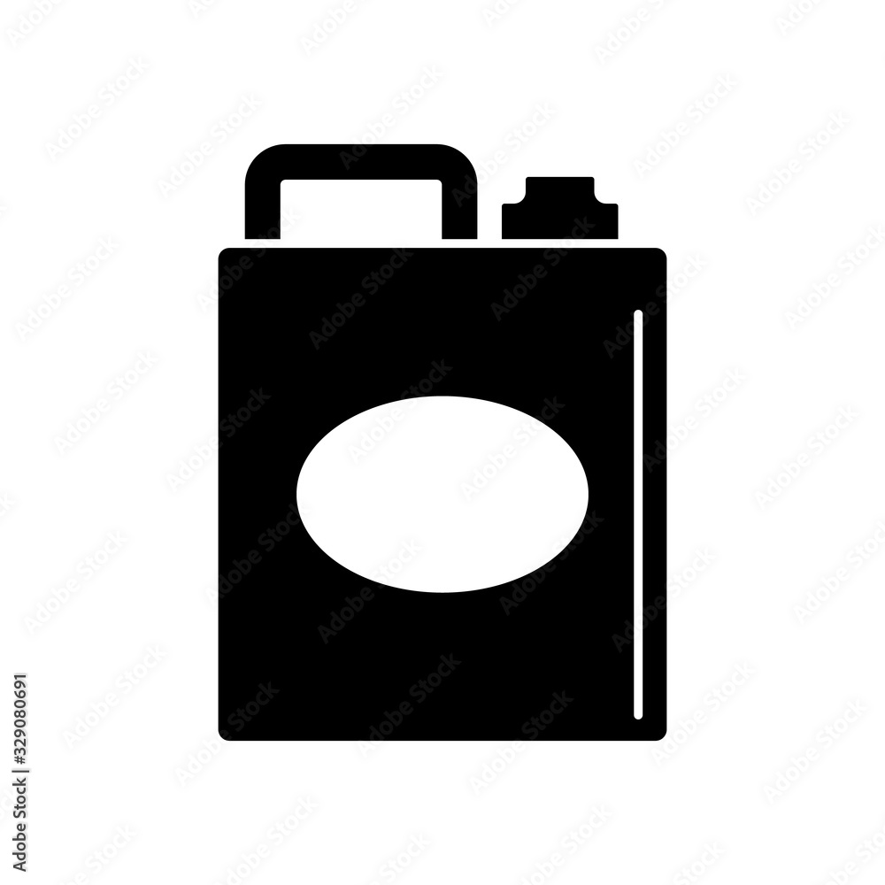Poster plastic, bottle icon. simple vector liquid container icons for ui and ux, website or mobile applicat