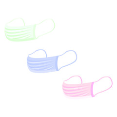  Medical mask. Virus protection. Safety