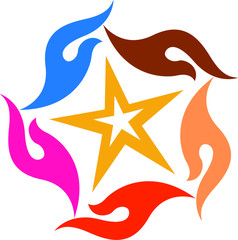 hand star logo