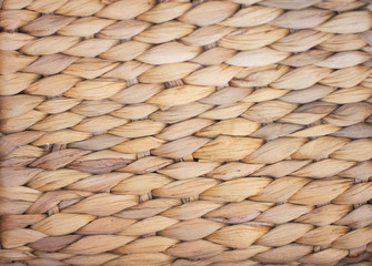 Natural woven basket.