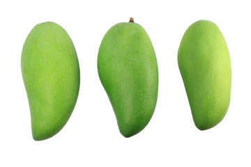 mango isolated on white background and clipping path