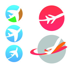 airplane logo - 329085844