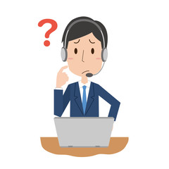 	コールセンター　テレアポ　問い合わせ　男性　疑問　はてな