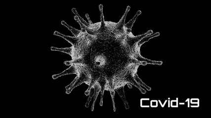 Corona Virus - Microbiology And Virology Concept - 3d Rendering