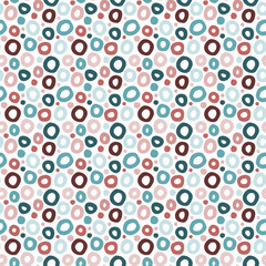 Dotted pattern. Minimalistic fabric design.