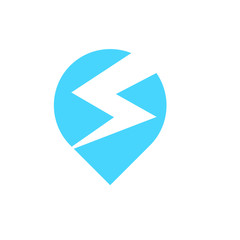 pin local with electric logo 