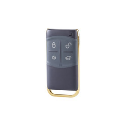 Modern wireless car key isolated on white background