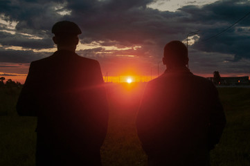Series under the series peaky blinders, bandit photos, nature, dawn, sunset, field
