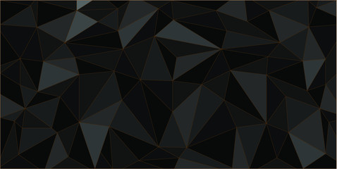 Obraz premium Abstract black polygon red light futuristic technology design background vector illustration.