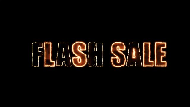 flash sale fire mark glow effect for banner and advertisement