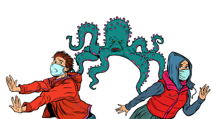 people are afraid of an epidemic. pandemic epidemic coronavirus covid19.