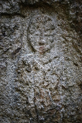 Tapkkok Rock-carved Buddha in Gyeongju-si, South Korea.