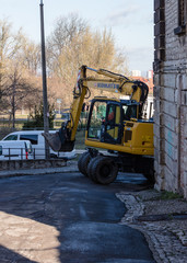 bagger, defensionskaserne, petersberg, erfurt