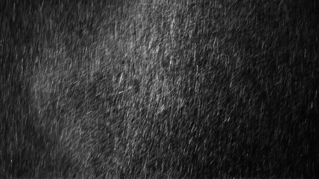 Heavy and lashing rainfall on the surface on an isolated background