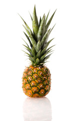 Pineapple on light background 