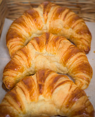 Fresh croissant handmade