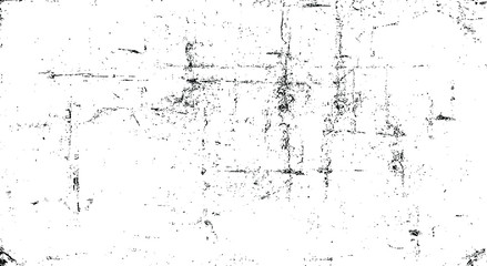 Scratched Grunge Urban Background Texture Vector. Dust Overlay Distress Grainy Grungy Effect. Distressed Backdrop Vector Illustration. Isolated Black on White Background. EPS 10.