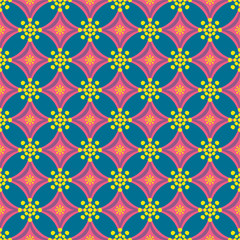 Seamless African Shweshwe Pattern for Textile and Fabric Print