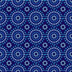 Seamless African Shweshwe Pattern for Textile and Fabric Print