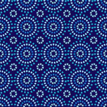 Seamless African Shweshwe Pattern for Textile and Fabric Print