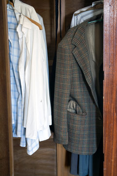Vintage clothing found in abandoned farmhouse
