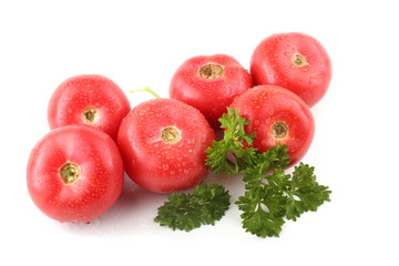 Tomatoes and parsley
