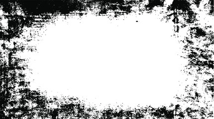 Scratched Frame. Grunge Urban Background Texture Vector. Dust Overlay. Distressed Grainy Grungy Framing Effect. Distressed Backdrop Vector Illustration. EPS 10.