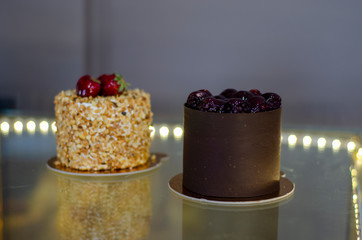 Homemade Cake with Fruits, Delicious
