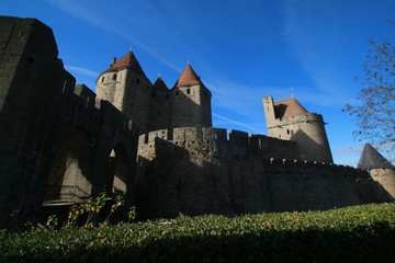 Fototapeta premium cité médiévale de carcassonne