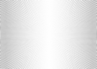 Abstract halftone dotted background. Monochrome pattern with stars.  Vector modern futuristic texture for posters, sites, business cards, postcards, labels and stickers. Design mock-up layout.