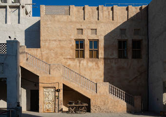 Typical old urban architecture from the Persian Gulf region