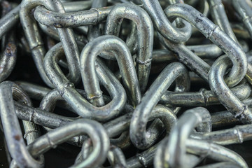 close up of a chain