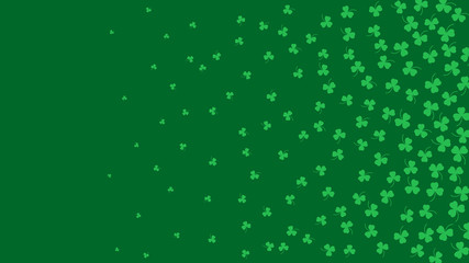 Happy Saint Patrick's day green background