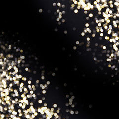 Holiday festive background with bokeh