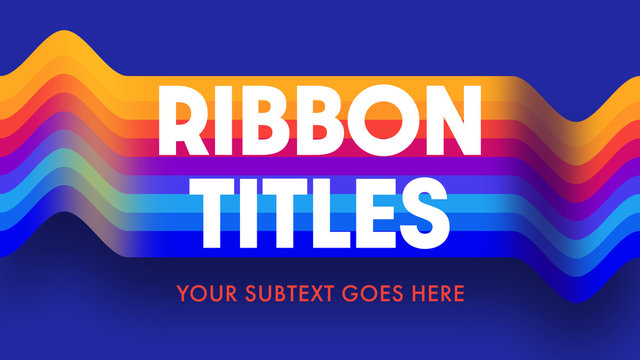 Broadcast Ribbon Titles