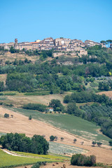 Fototapeta na wymiar Rural landscape near Monterubbiano, Marches, Italy
