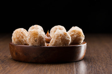 churros recheados com doce de leite
