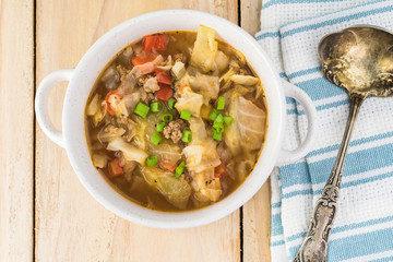 Cabbage soup.