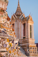 Fototapeta premium Iconic buddist temple Wat Arun in Bangkok