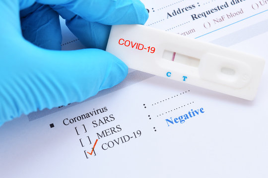 Negative test result by using rapid test device for COVID-19, novel coronavirus 2019 found in Wuhan, China