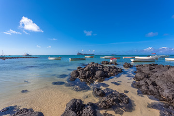 sea and rocks, Cap Malheureux, Mauritius 