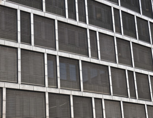 Plakat abstract facade of modern building
