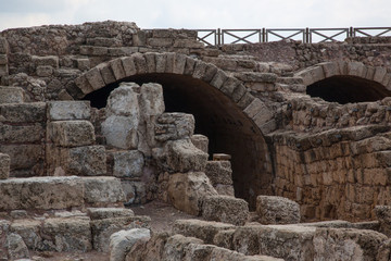 Roman Ruins in Caesarea Israel